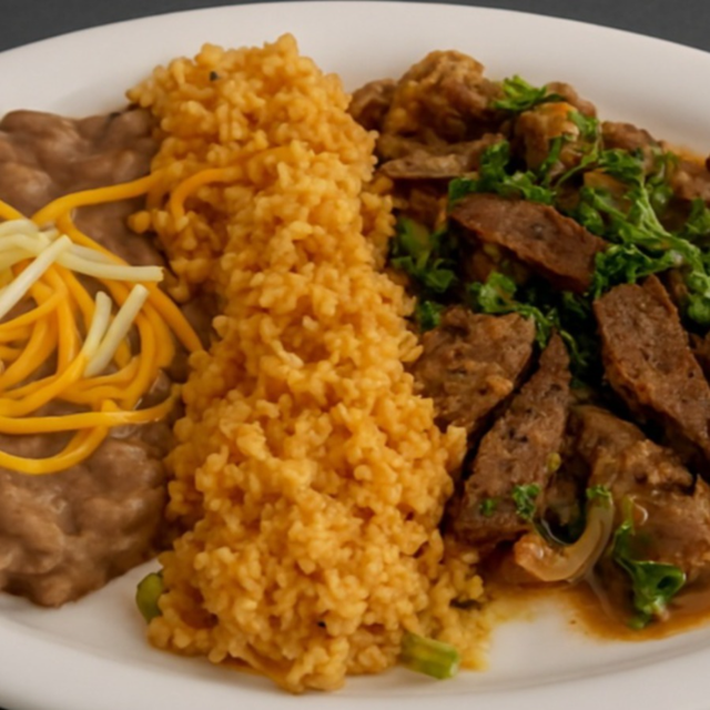 Bistec A La Mexicana.