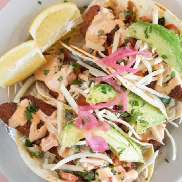 Shrimp Tacos.