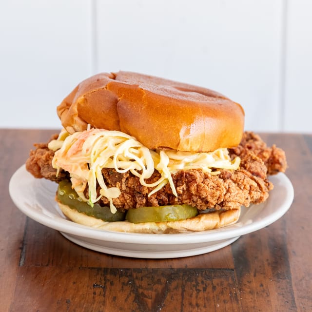 Breaded Chicken Burger.