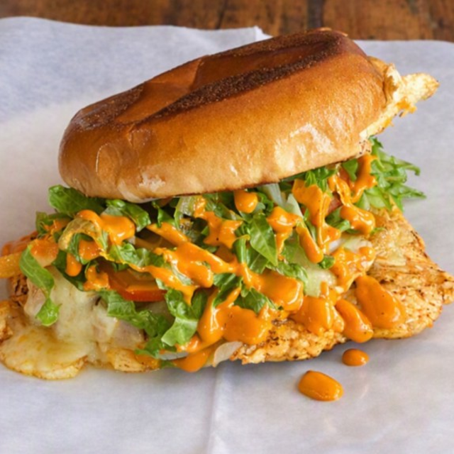 Grilled Chicken Burger.